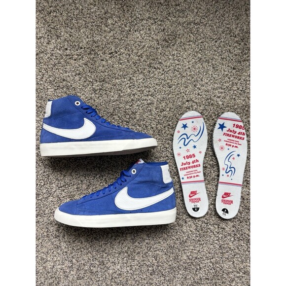 Nike Blazer Mid Stranger Things OG Collection Size 4 Men's (Size 5.5 Women's) - Picture 1 of 11